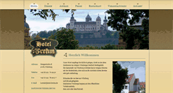 Desktop Screenshot of hotel-brehm.de